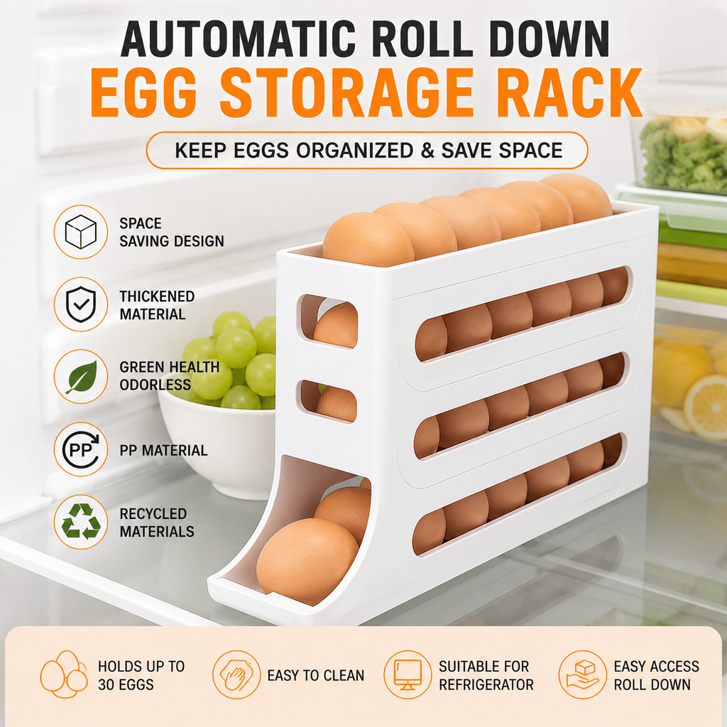 EggFlow™ Refrigerator Organizer