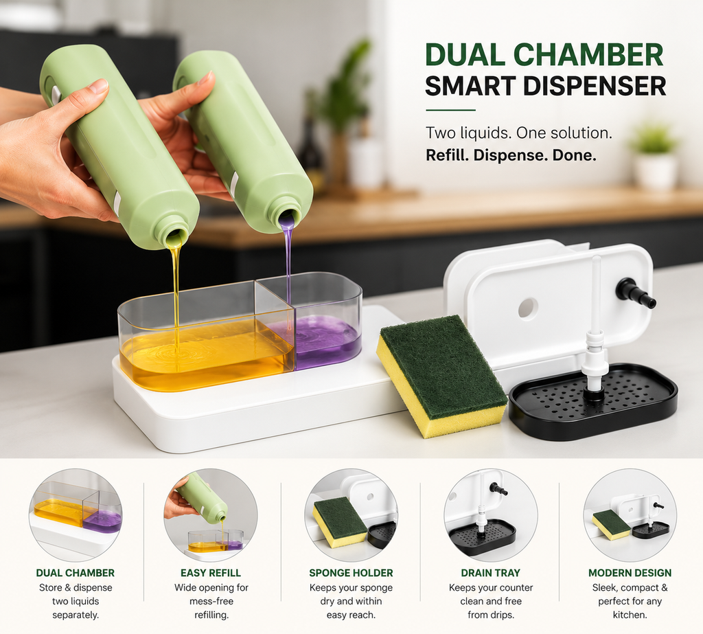 SinkMate™ 3-in-1 Soap Station